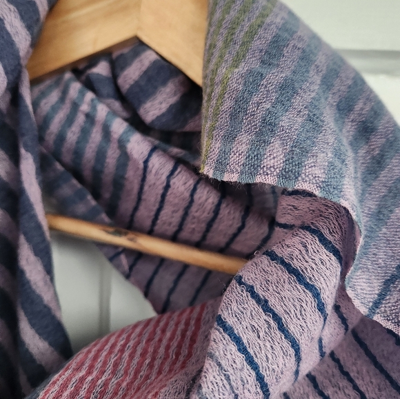 Wool Multi-Colored Scarf - Picture 3 of 5